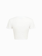 FIORUCCI Angel Logo Cropped Cotton Blend T-shirt