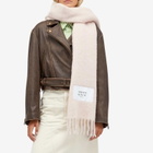 Maison Kitsuné Women's Baby Alpaca Scarf in Pasture Rose 