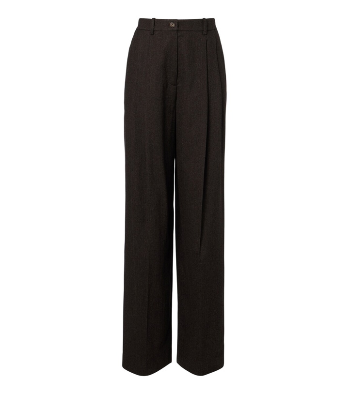 Photo: Ralph Lauren Collection Clarice wool wide-leg pants