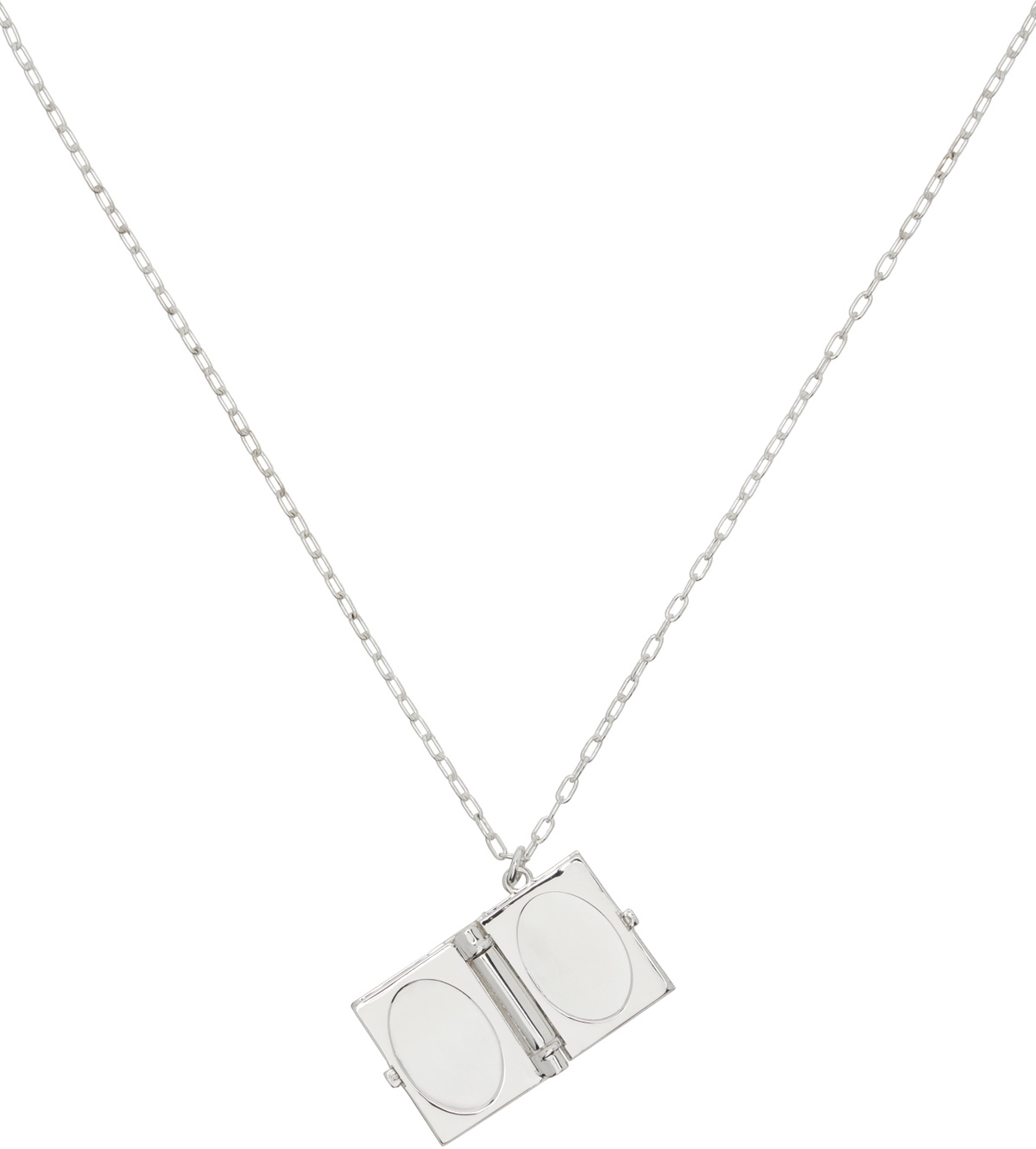AMBUSH Silver 'Social Studies' Necklace