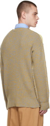 Marni Multicolor Paneled Sweater