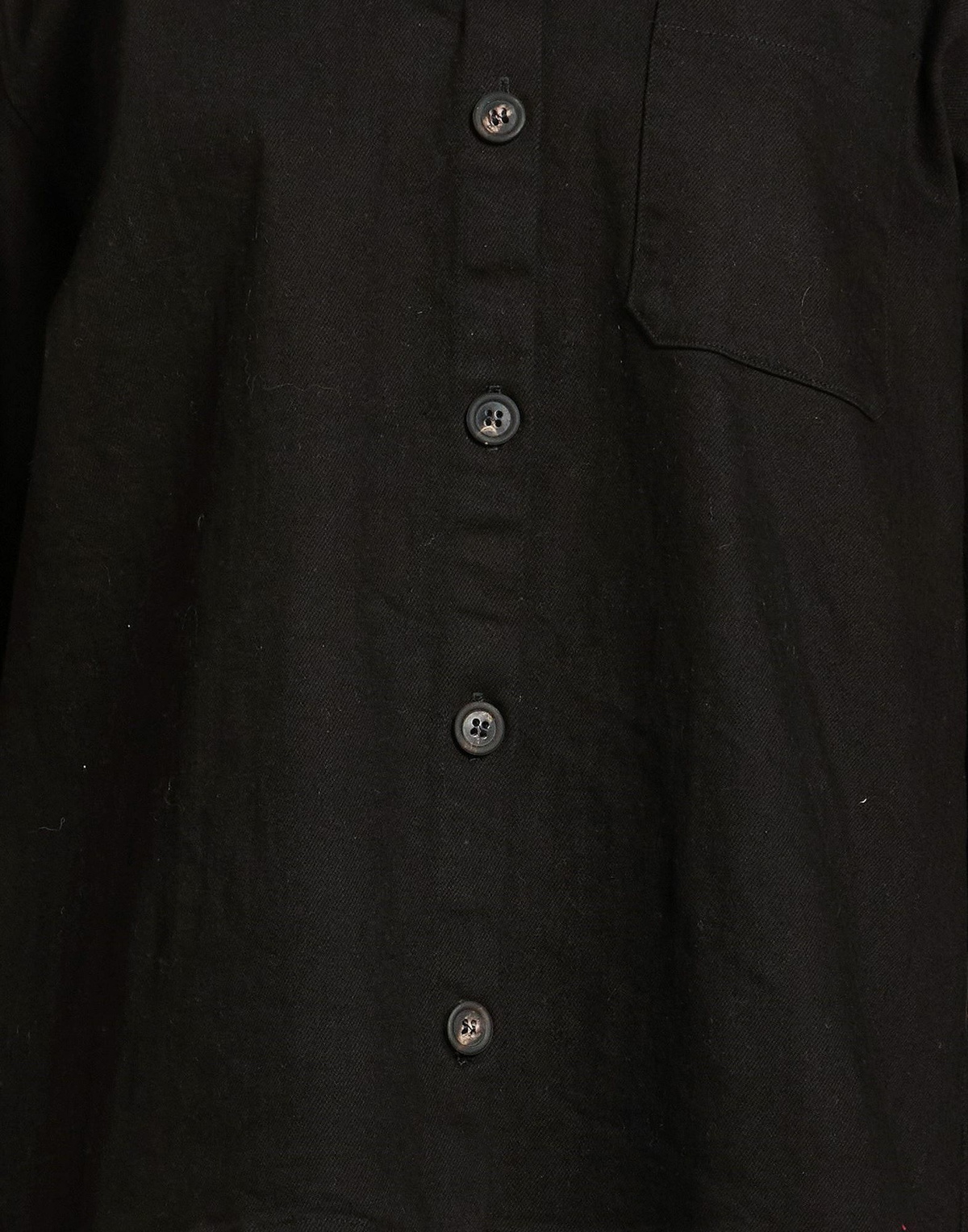 Crossley Womens Denim shirt in Black