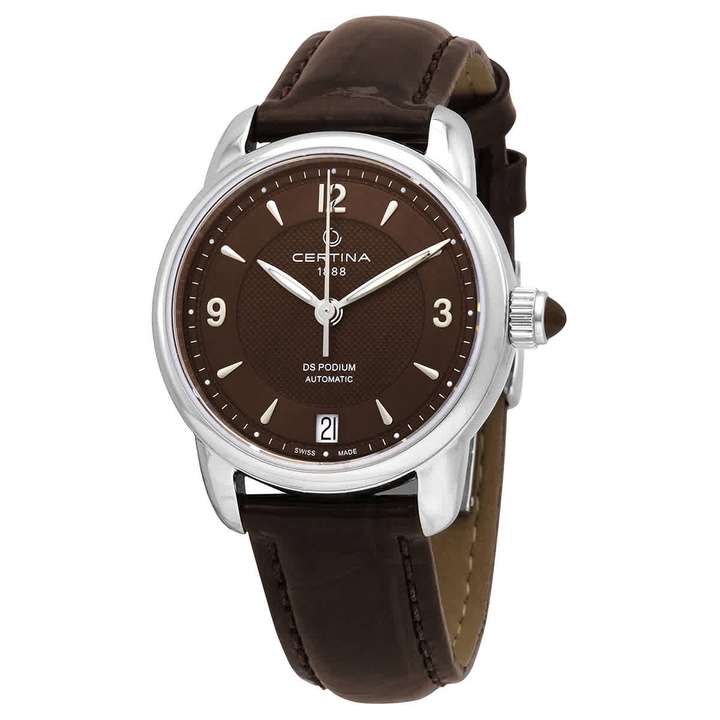 Photo: Certina DS Podium Automatic Brown Dial Ladies Watch C025.207.16.297.00
