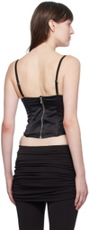 Fleur du Mal Black Hamptons Corset