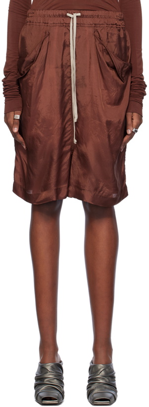 Photo: Rick Owens Brown Boxer Shorts