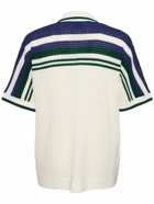 CASABLANCA - Tennis Cotton Crochet S/s Shirt