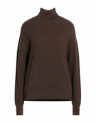 Peserico Womens Turtleneck Chocolate in Brown