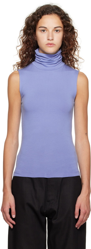 Photo: BITE Blue Second Skin Tank Top