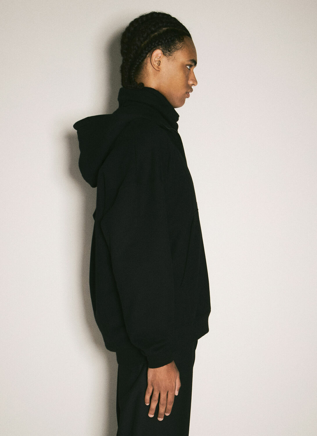 Saint Laurent Half-Zip Hooded Sweatshirt Saint Laurent