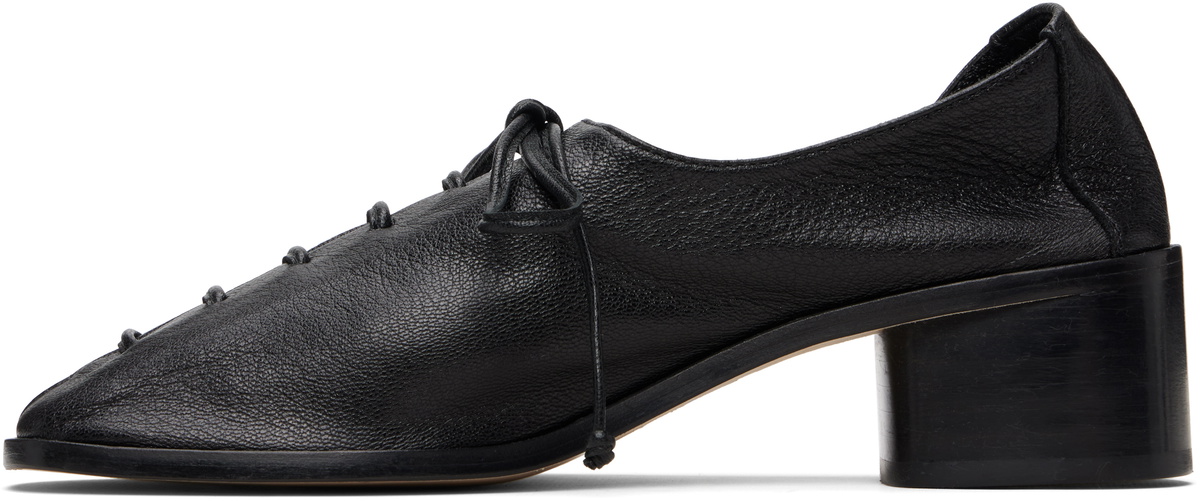 HEREU Black Plegada Heels