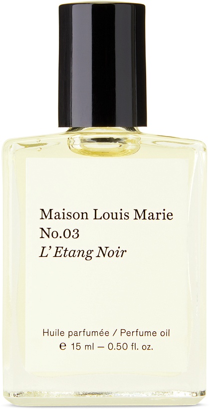 Photo: Maison Louis Marie No. 03 L'Etang Noir Perfume Oil, 15 mL
