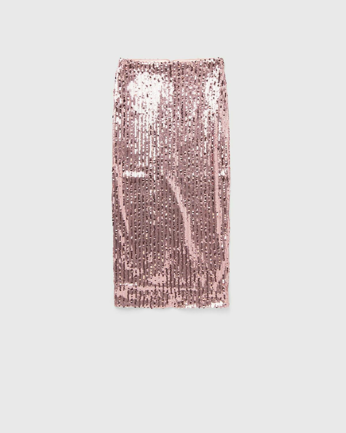 Rotate Birger Christensen Sequins Pencil Skirt Pink Skirts