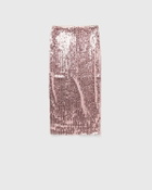 Rotate Birger Christensen Sequins Pencil Skirt Pink Skirts