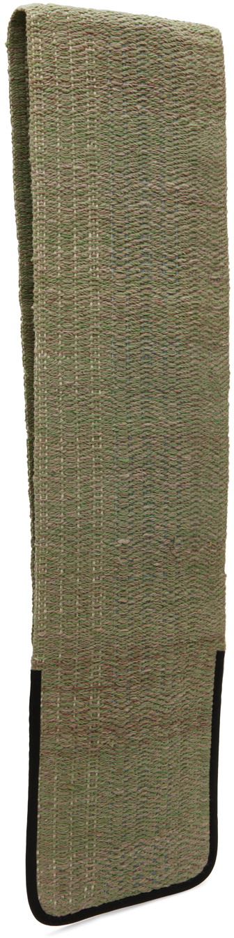 UMBER POSTPAST Green Knit Shoulder Bag