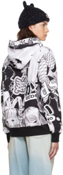 GCDS Black & White Hentai Hoodie