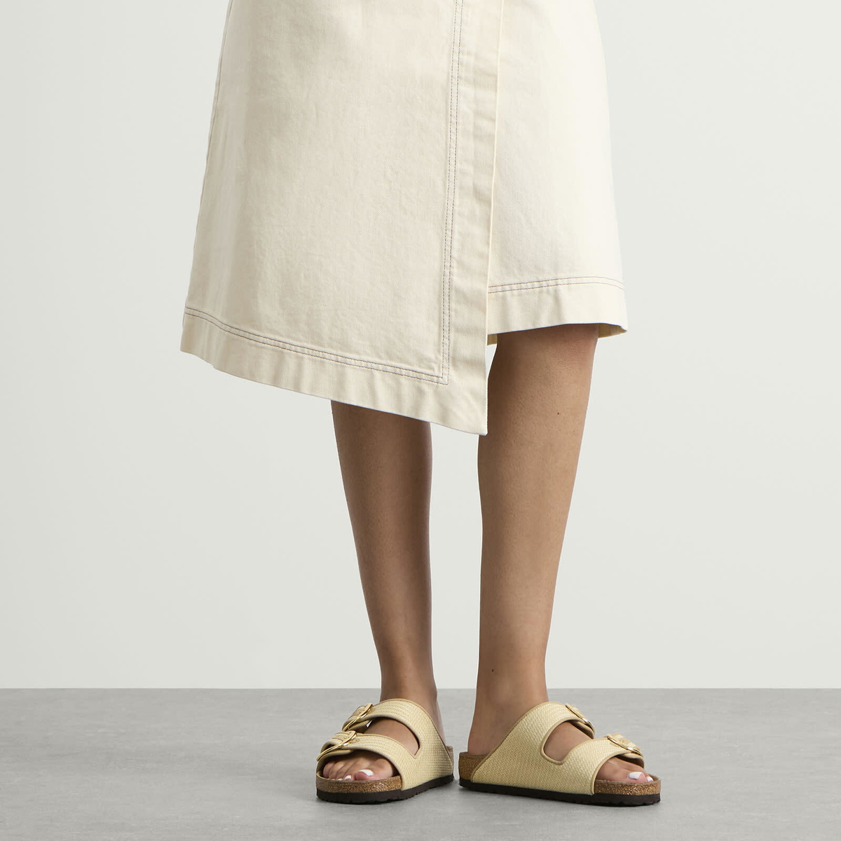 Birkenstock Women's Arizona Big Buckle TEX in Natural