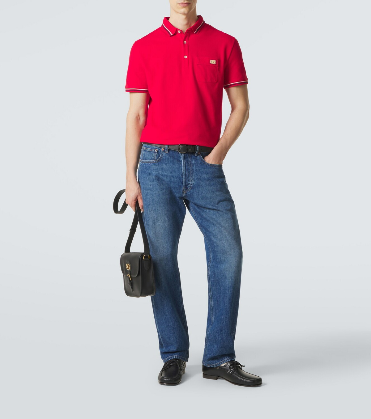 Valentino Cotton piqué polo shirt