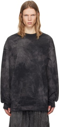 Juun.J Black New Dyeing Long Sleeve T-shirt