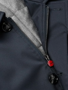 Kiton - Shell Coat - Blue