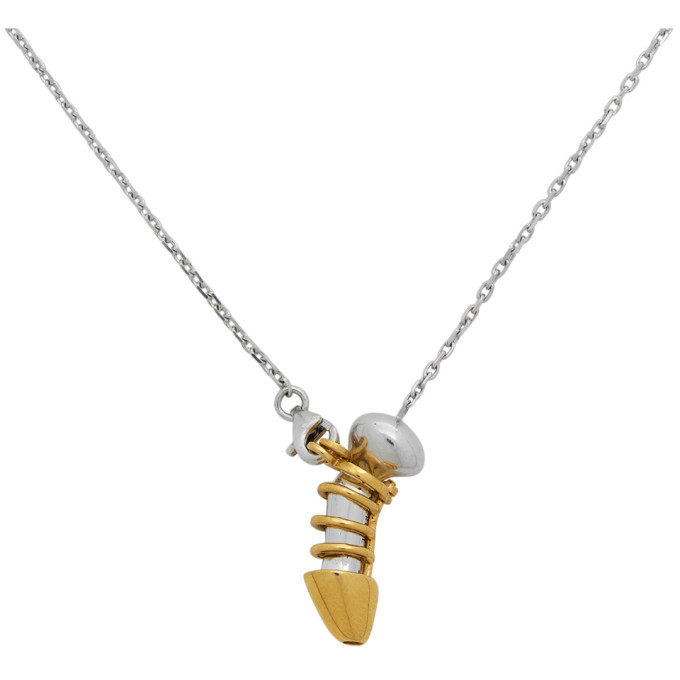 Alan Crocetti Silver and Gold Chastity Necklace Alan Crocetti