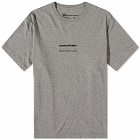 Maharishi Men's MILTYPE Embroidery Logo T-Shirt in Grey Marl