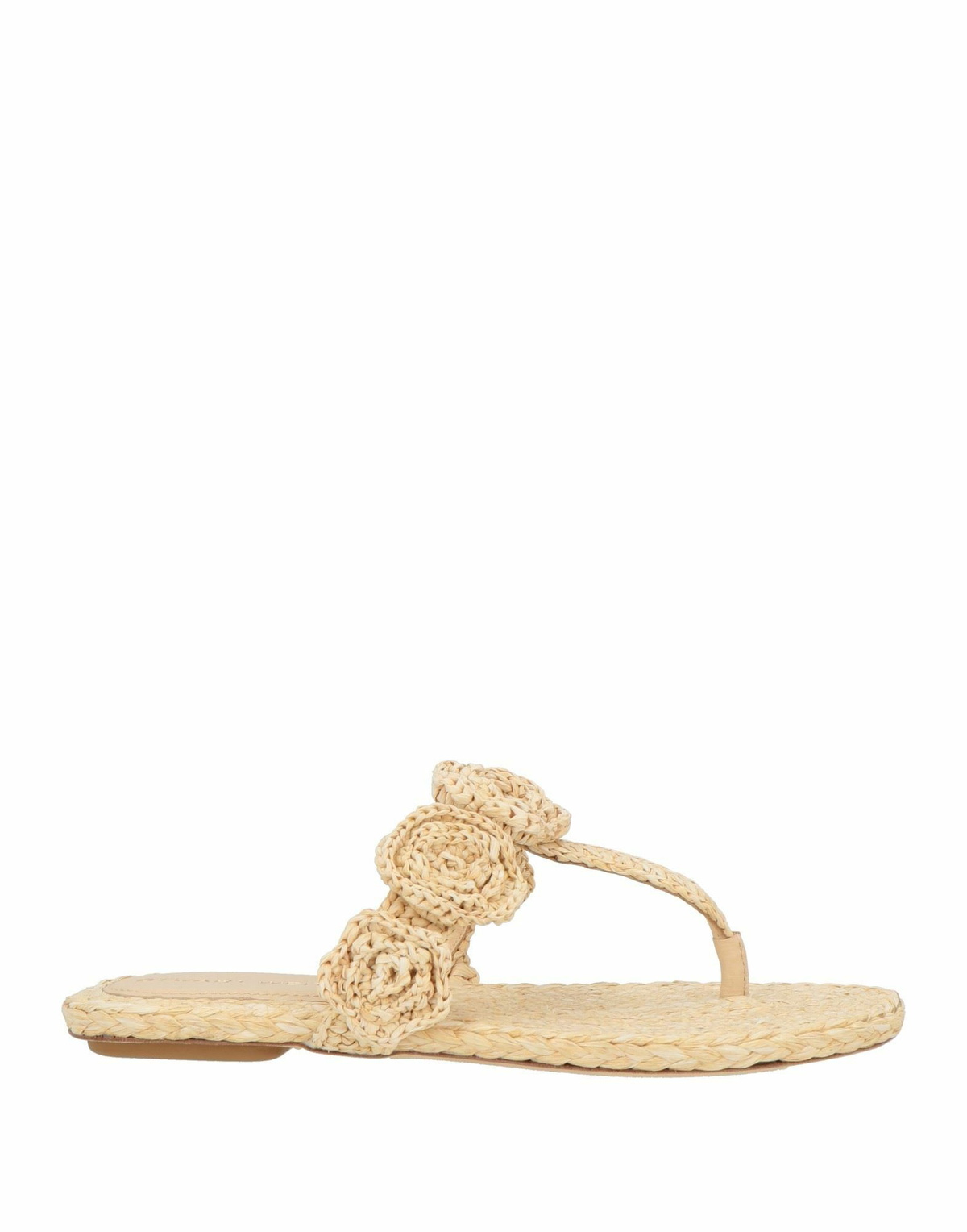Stuart Weitzman Womens Thong sandal in Beige