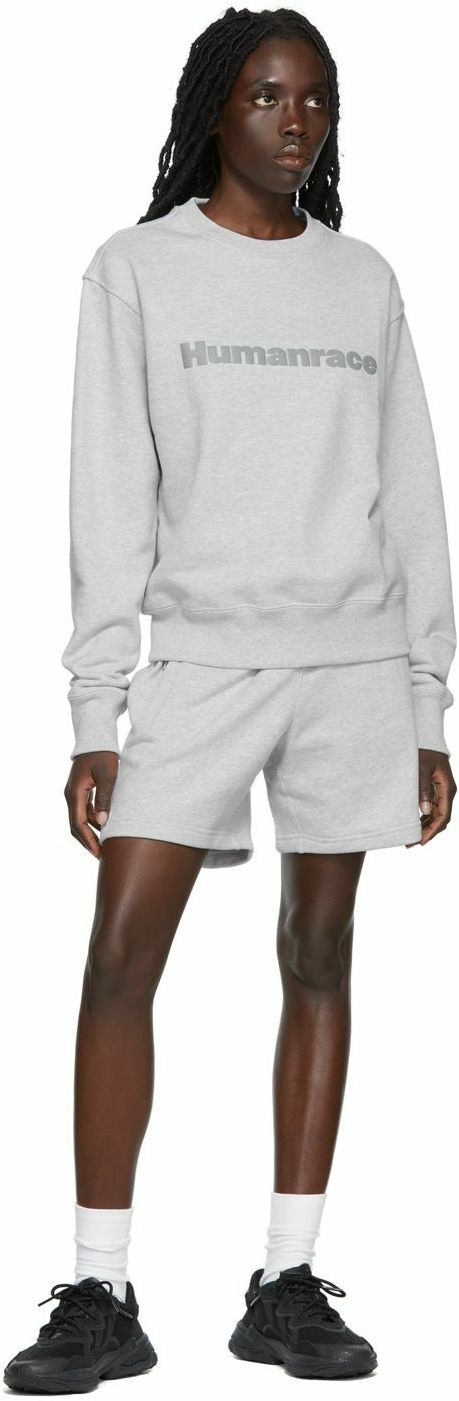 Grey discount sweatshirt shorts