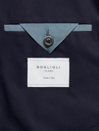 Boglioli - Lyocell and Cotton-Blend Twill Suit Jacket - Blue