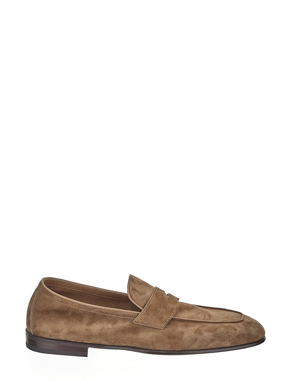 Photo: Brunello Cucinelli Unlined Penny Loafers