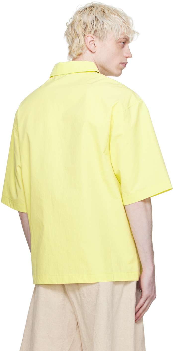 Nanushka Yellow Caspian Shirt