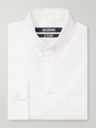 Jacquemus - Tailleur Button-Down Collar Stretch-Cotton Poplin Shirt - White