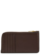 Coach New York Leather Cardholder - Brown - One Size