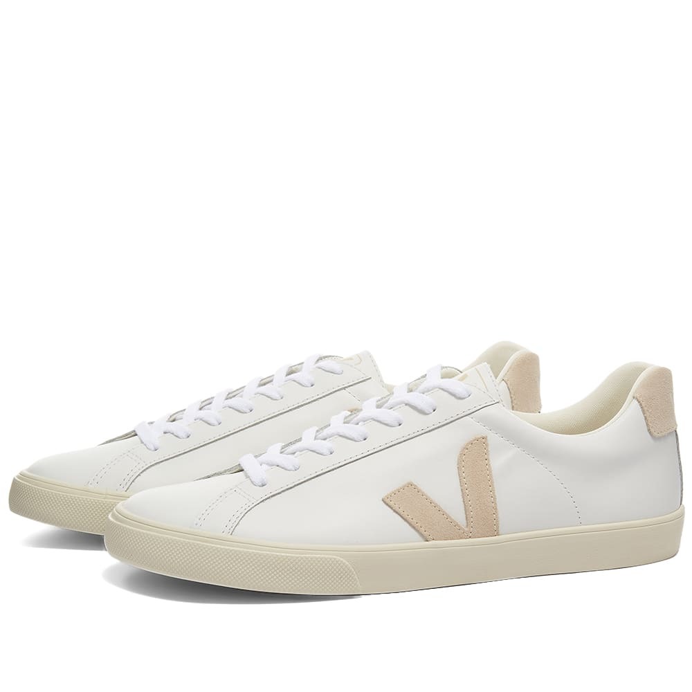 Veja Men s Esplar Clean Leather Sneakers In White Natural VEJA
