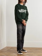 Neighborhood - Logo-Intarsia Wool Sweater - Green