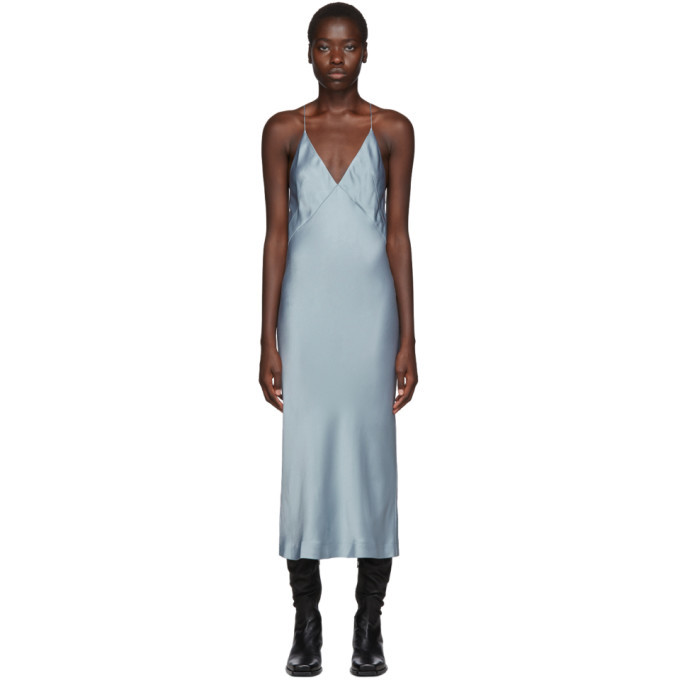 Haider Ackermann SSENSE Exclusive Blue Kuiper Camisole Dress Haider  Ackermann