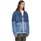 Diesel Blue Denim D-Puf Jacket