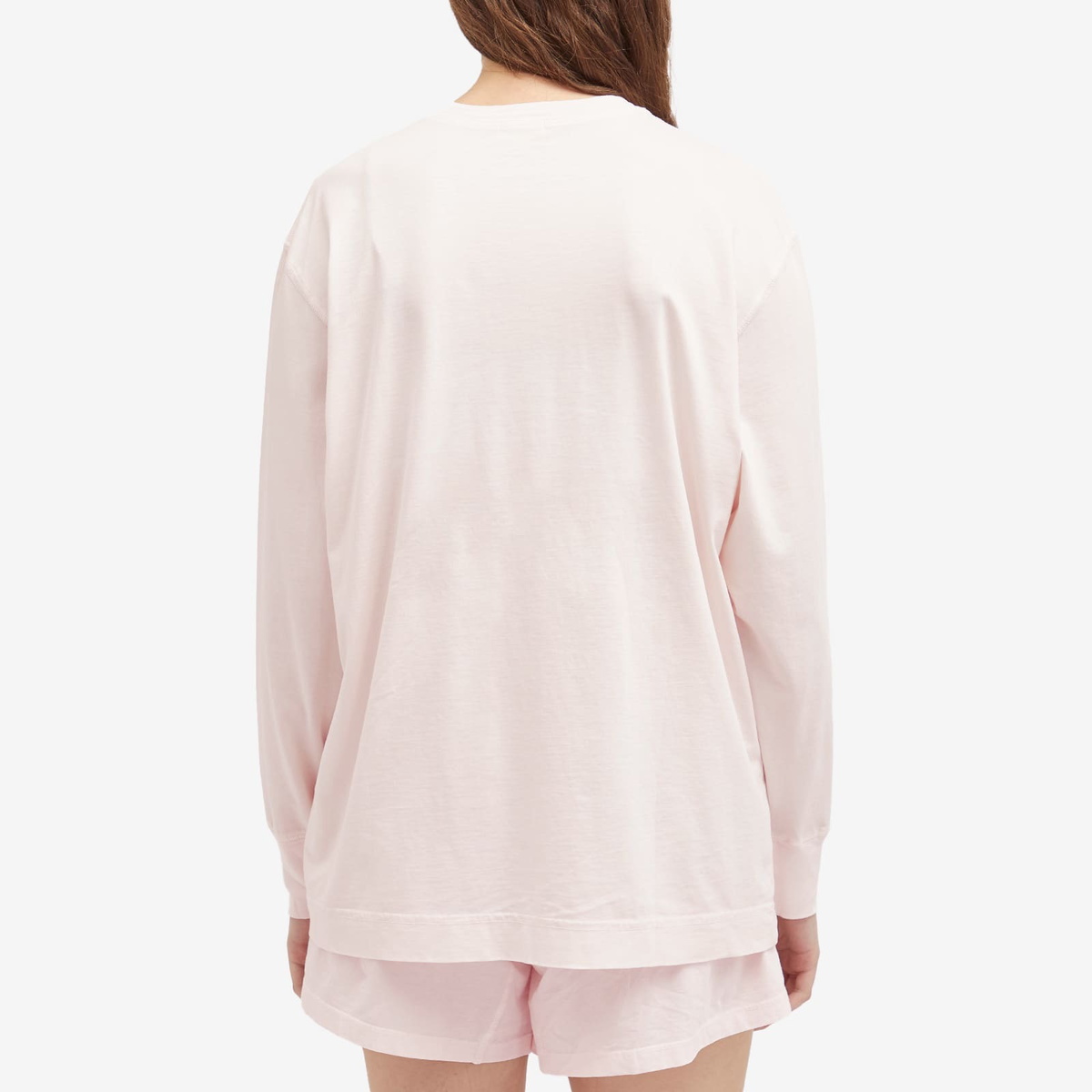 DONNI. Women's Henley Jersey Top in Ballerina