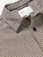 Adsum - Club Padded Checked Cotton Shirt Jacket - Neutrals