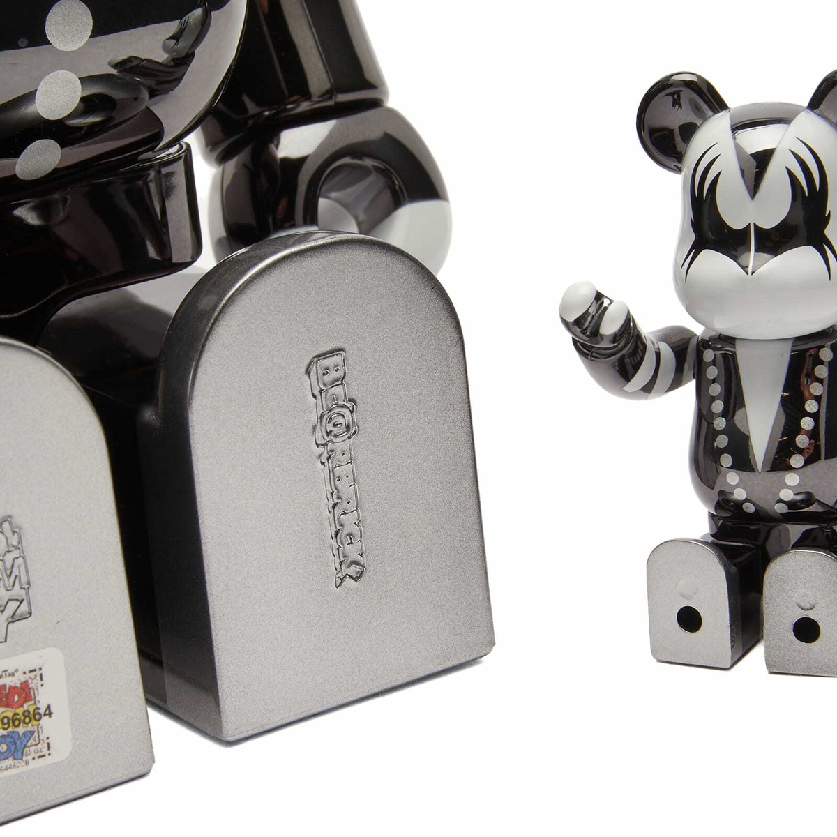 Medicom Kiss Demon Chrome Version Be@rbrick Medicom