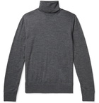 TOM FORD - Slim-Fit Wool Rollneck Sweater - Gray