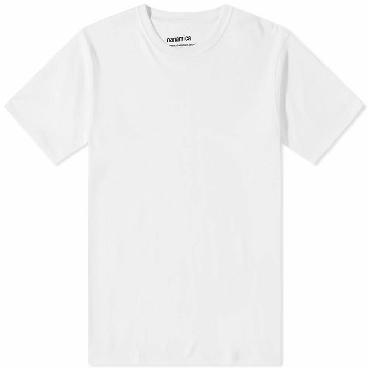 Photo: Nanamica Men's Loopwheel Coolmax T-Shirt in White