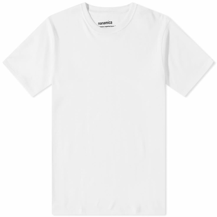 Photo: Nanamica Men's Loopwheel Coolmax T-Shirt in White