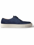 Mr P. - Larry Regenerated Suede by evolo® Derby Shoes - Blue