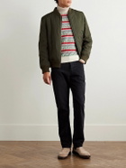 Yves Salomon - Reversible Shell and Shearling Bomber Jacket - Green