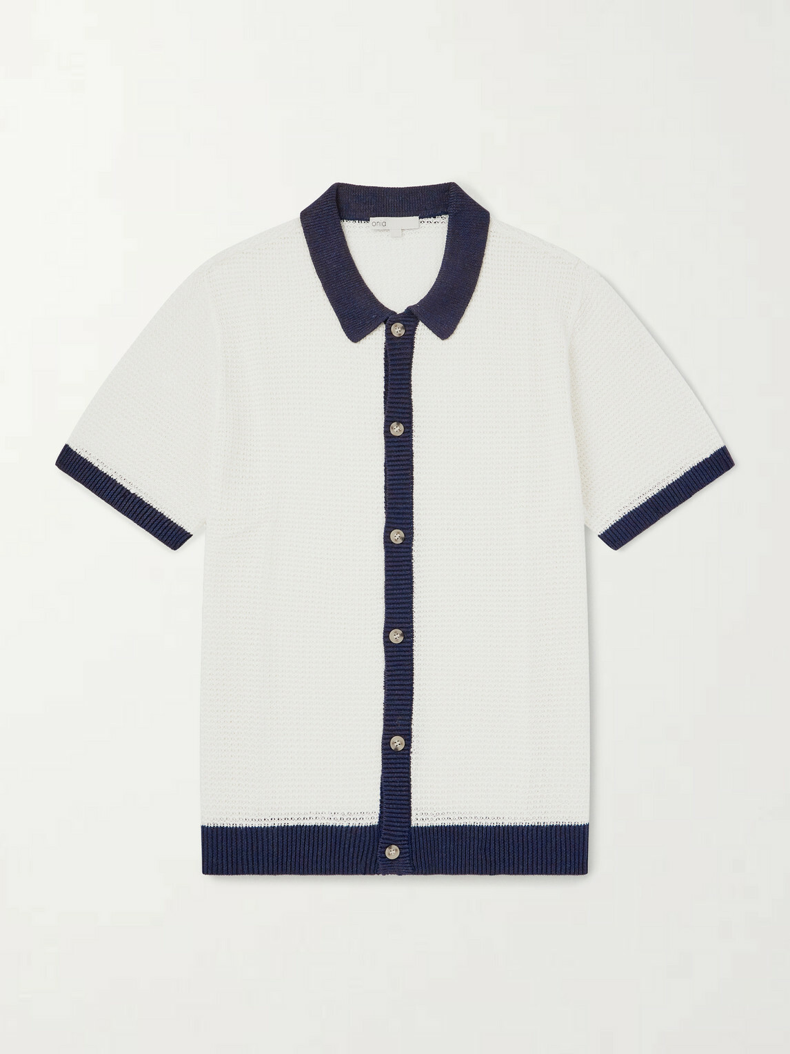 Onia - Crocheted Linen Shirt - Neutrals