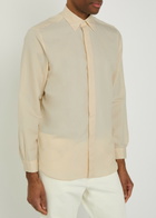 Lardini Cotton and Silk-blend Shirt White
