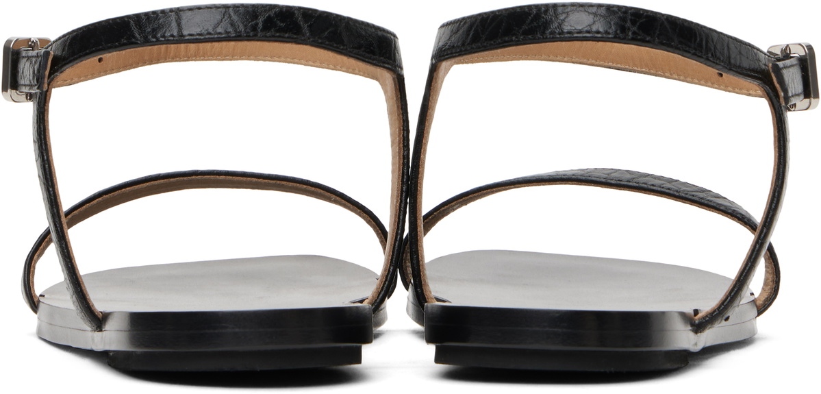 Marsèll Black Sottile Sandals