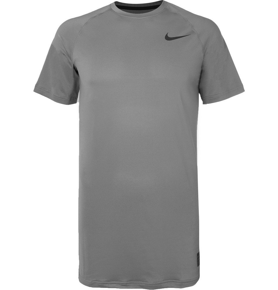 Nike Training Breathe Pro Dri FIT T Shirt Gray Nike Training