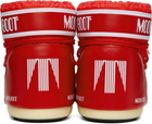 Moon Boot Red Icon Low Nylon Boots