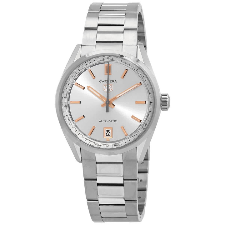 Photo: Tag Heuer Carrera GMT Automatic Silver Dial Unisex Watch WBN2310.BA0001